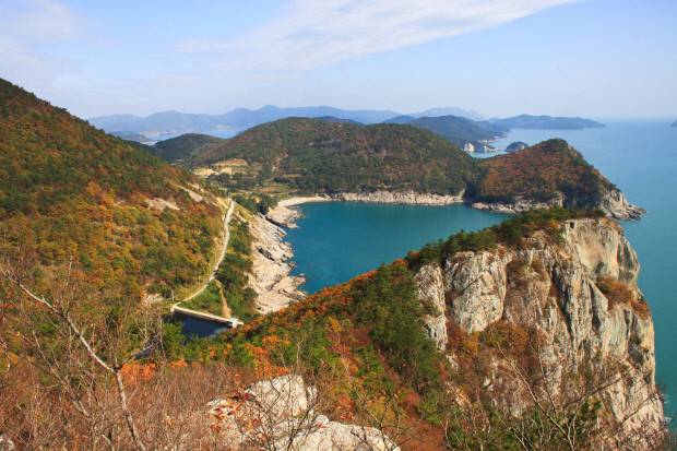 여수세계섬박람회 부행사장으로 활용되는 개도 전경. <여수세계섬박람회조직위 제공>
