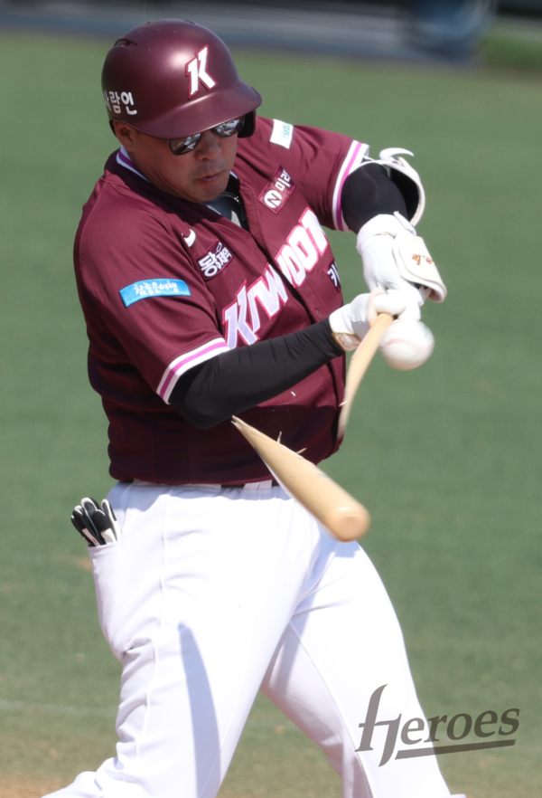 키움 유니폼을 입은 안치홍(사진=키움)