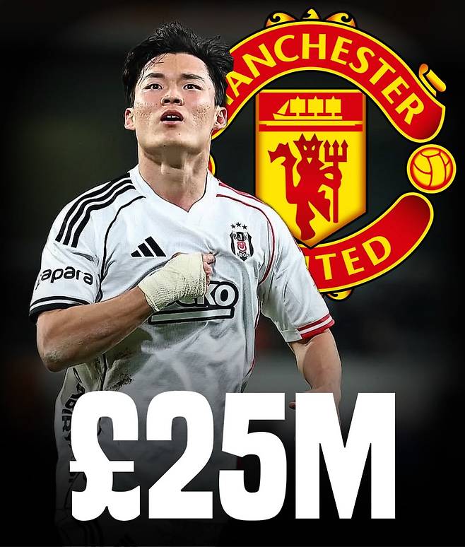 오현규를 두고 맨체스터 유나이티드와 토트넘 홋스퍼의 치열한 경쟁이 예상된다. 사진=SNS 캡처