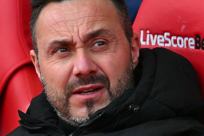 토트넘 데 제르비 감독   AFP<저작권자(c) 연합뉴스, 무단 전재-재배포, AI 학습 및 활용 금지>