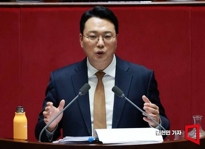 천하람 개혁신당 원내대표. 김현민 기자