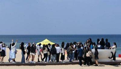 수학여행을 온 학생들. 연합뉴스