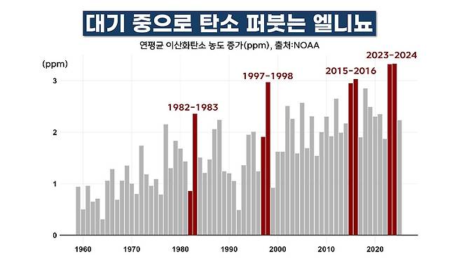 엘니뇨는 탄소 폭탄