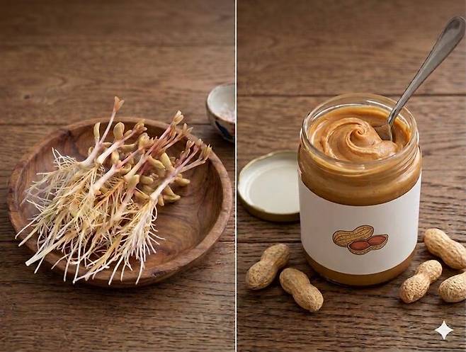 [서울=뉴시스] 땅콩버터가 건강식품으로 인기를 얻고 있는 가운데 땅콩 새싹 추출물 '피넛트라'가 다음 주자로 주목받고 있다.(사진=옳곡) *재판매 및 DB 금지