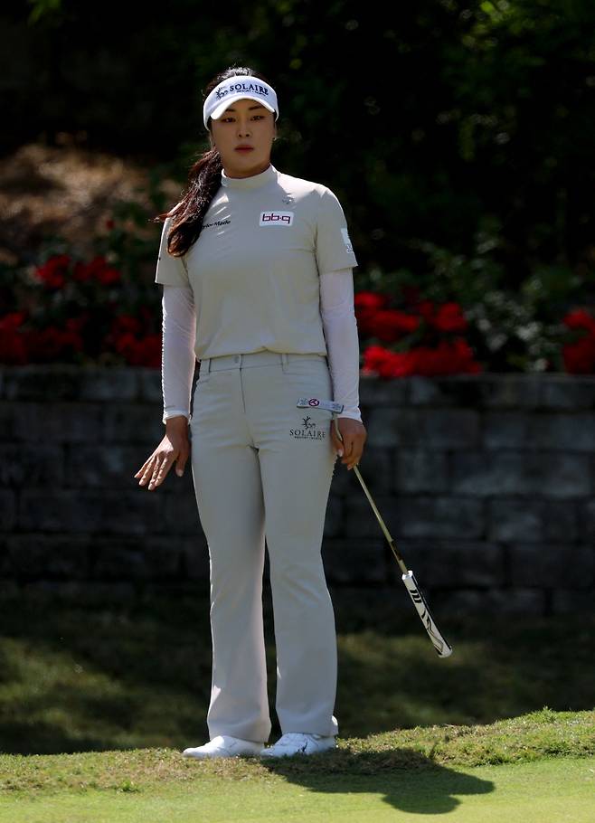 단독 3위에 나선 윤이나. 사진 제공=AFP연합뉴스