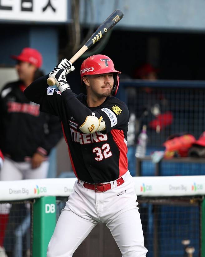 ▲ 19일 선발 출전 여부는 벤치에서 고민을 할 전망인 제러드 데일 ⓒKIA타이거즈