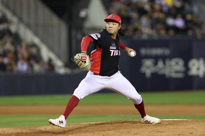 KIA 타이거즈 불펜 투수 김범수. /사진=KIA 타이거즈 제공