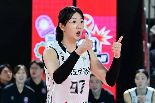여자배구 대표팀의 주축인 한국도로공사의 강소휘 [한국배구연맹 제공. 재판매 및 DB 금지]