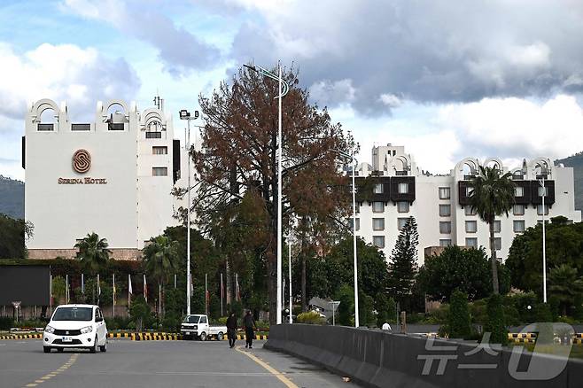 이슬라마바드 세레나호텔. 2026.4.9 ⓒ AFP=뉴스1