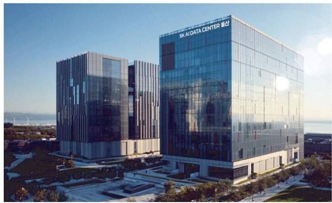 SK의 AI 데이터센터 울산 조감 이미지 /SK텔레콤