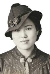 황철과 염문으로 화제를 뿌렸던 여배우 문정복.