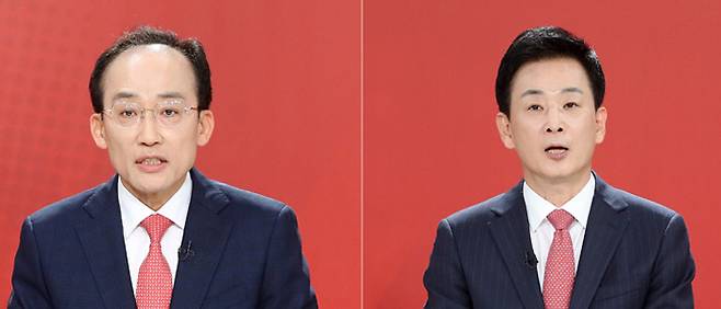 (왼쪽부터)추경호. 유영하