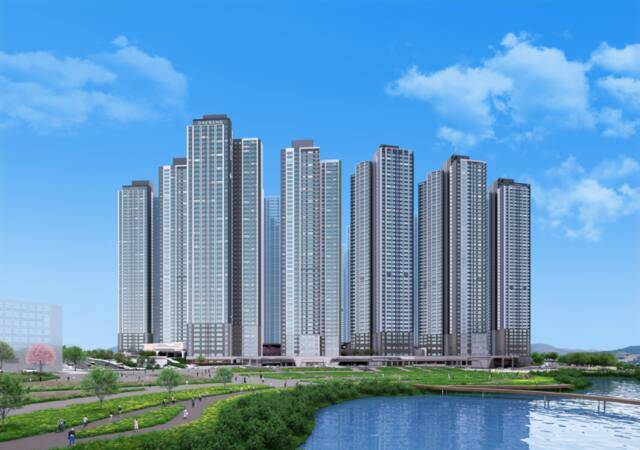 대방건설 옥정중앙역 디에트로 주간 투시도. 대방건설 제공