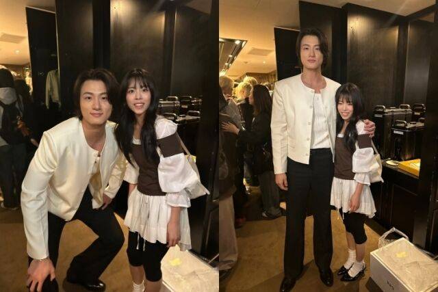 배우 신승호(왼쪽)과 민도희가 유쾌한 근황을 전했다. / 민도희 소셜미디어