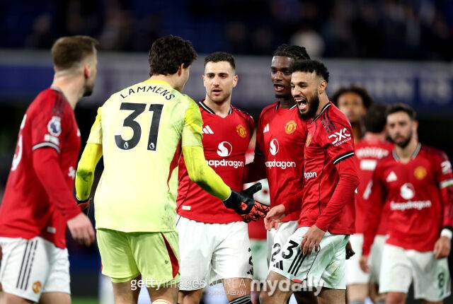 맨체스터 유나이티드가 2025-2026시즌 잉글랜드 프리미어리그(EPL) 33라운드에서 첼시를 1-0으로 제압했다./게티이미지코리아