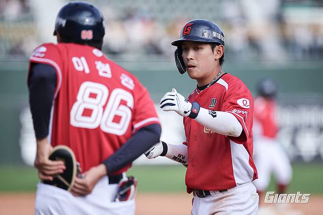 ▲ 황성빈 ⓒ롯데 자이언츠