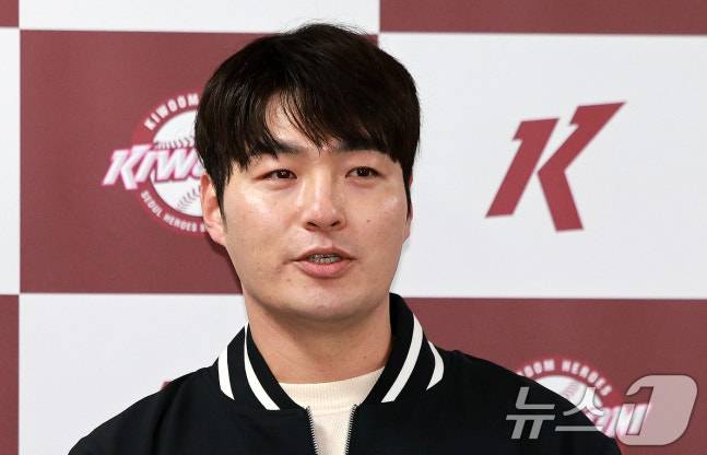 지난 1월 15일 은퇴 기자회견에 나선 박병호. /사진=뉴스1