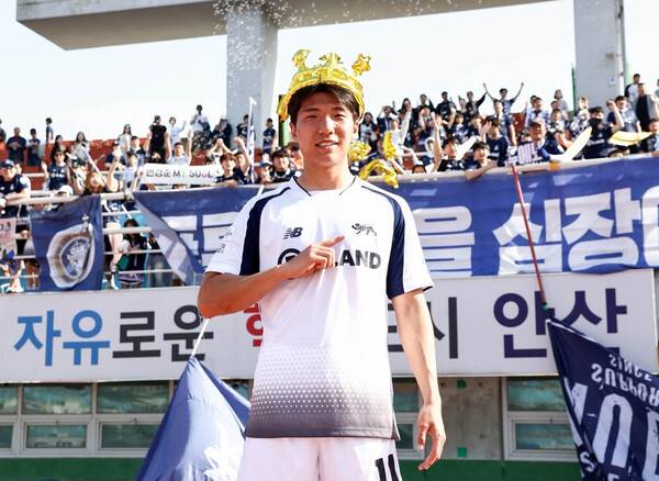 '시즌 5승' 서울 이랜드, 4연승으로 K리그2 3위 올라...변경준 2경기 연속골.(사진제공=서울 이랜드)