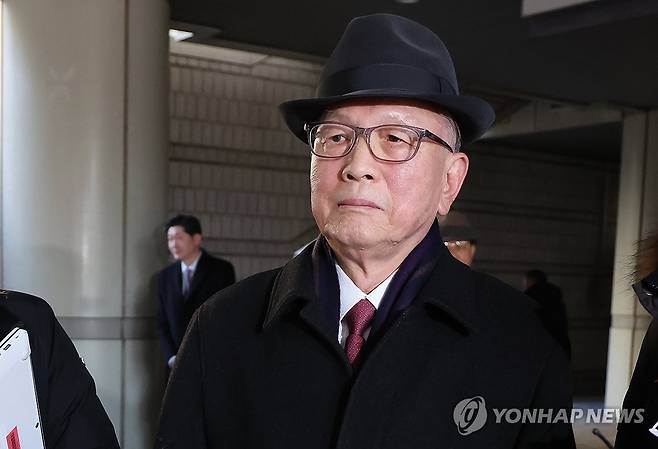 김기춘 전 청와대 비서실장 [연합뉴스 자료사진]