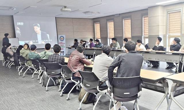 ▲ 음성경찰서는 외국인 노동자들을 대상으로 찾아가는 외국인 범죄예방교실을 운영하고 있다. /음성경찰서 제공