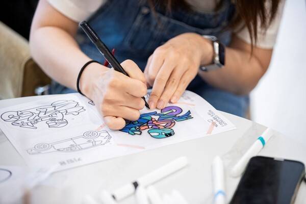 더 고 슈링클스 드로잉 클래스 현장.[출처=혼다코리아]