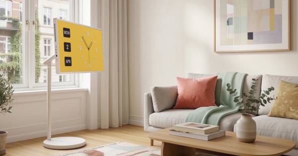 LG 스탠바이미 2 맥스는 더 큰 화면과 향상된 화질을 원하는 고객의 목소리를 반영해, 32형 대화면에 4K 해상도를 구현했다./사진=LG전자 제공