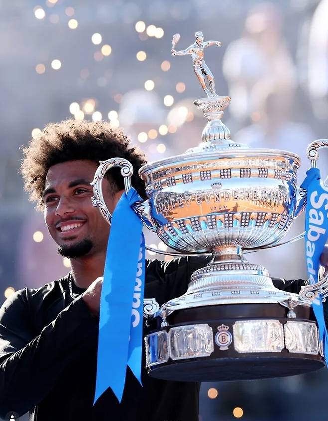 바르셀로나 오픈에서 우승한 아르튀르 피스. 대회본부SNS