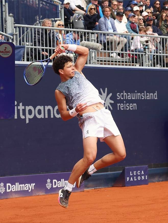 벤 셸턴의 뮌헨 ATP 500 결승전 모습. ATP 투어