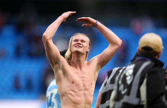 엘링 홀란드. AP=연합뉴스