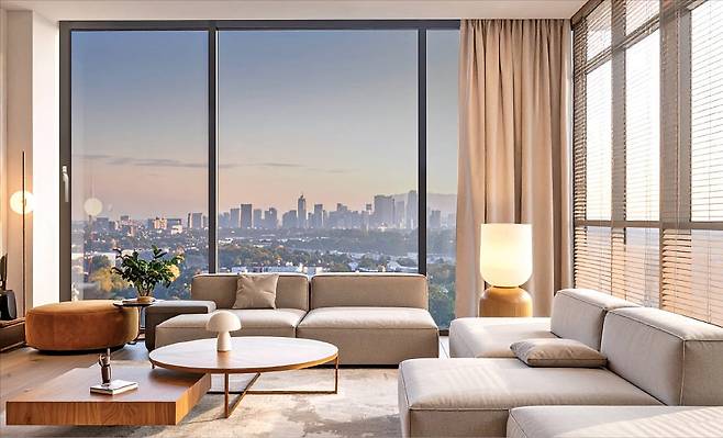 KCC글라스의 홈씨씨 고단열 창호 ‘홈씨씨 윈도우 원 빌라즈’. KCC글라스 제공