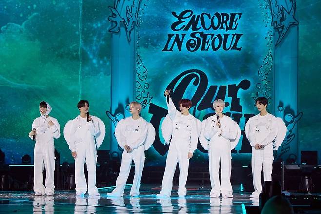 NCT WISH 첫 단독 콘서트 서울 앙코르 공연 이미지. SM엔터테인먼트 제공