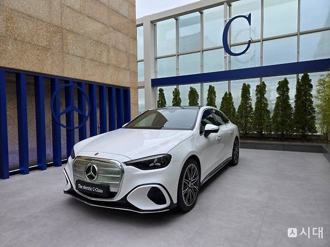 메르세데스-벤츠가 서울에서 '디 올-뉴 일렉트릭 C-클래스'를 세계 최초로 공개했다. /사진=김이재 기자