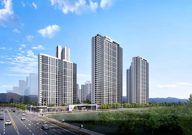 <호반써밋 풍무II 투시도>