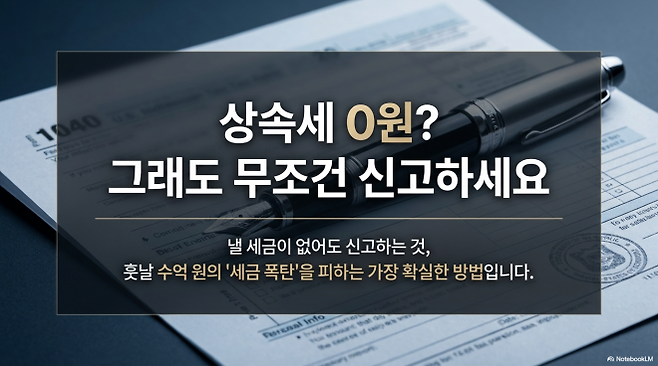 세무사들은 상속세 0원이라도 상속인들에게 무조건 신고를 권유한다. 이 이미지는 인공지능(AI)으로 생성했다.