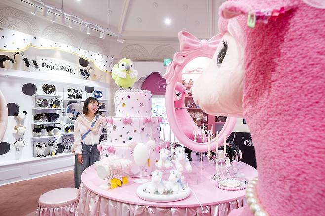 헤어 액세서리 전문 매장 ‘메종 치코’.            사진제공 ｜에버랜드