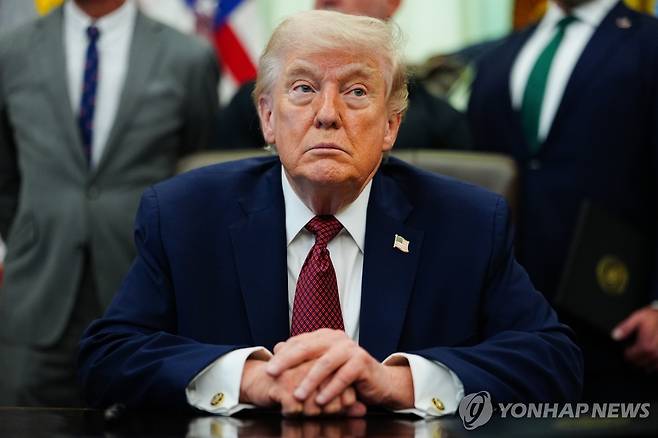 트럼프 미국 대통령 [AP 연합뉴스 자료사진 재판매 및 DB금지]
