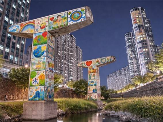 청계천 타일 [서울시 제공. 재판매 및 DB 금지]