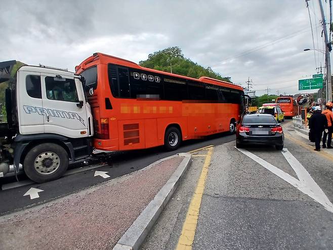 사고 현장 [옥천소방서 제공. 재판매 및 DB금지]