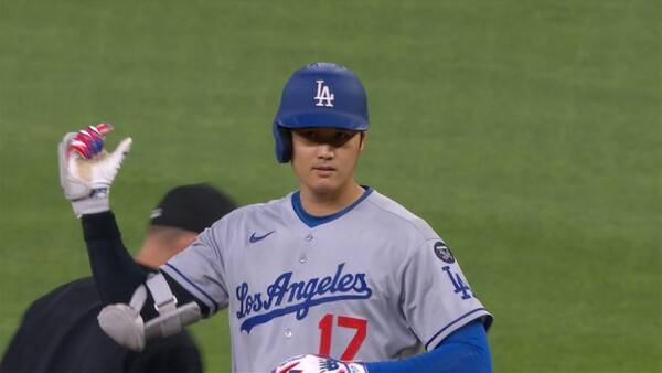 이제 견제가 시작된 오타니(사진=MLB.com)