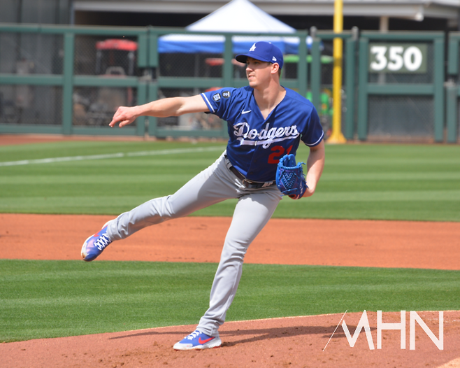 (자신의 전성기를 보냈던 다저스 시절의 뷸러)