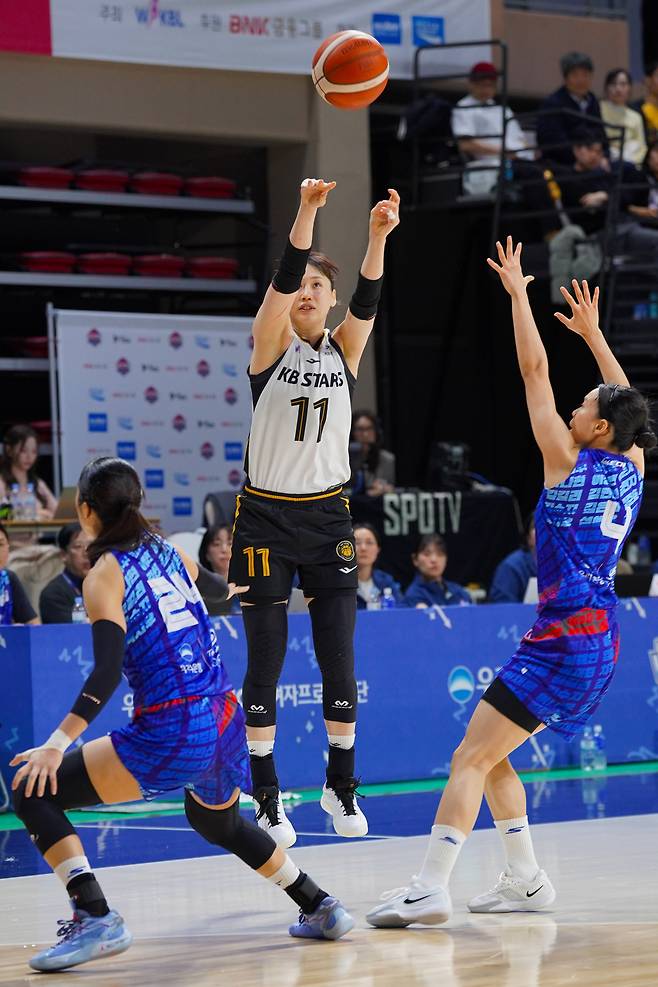 청주 KB스타즈의 슈터 강이슬. (WKBL 제공)