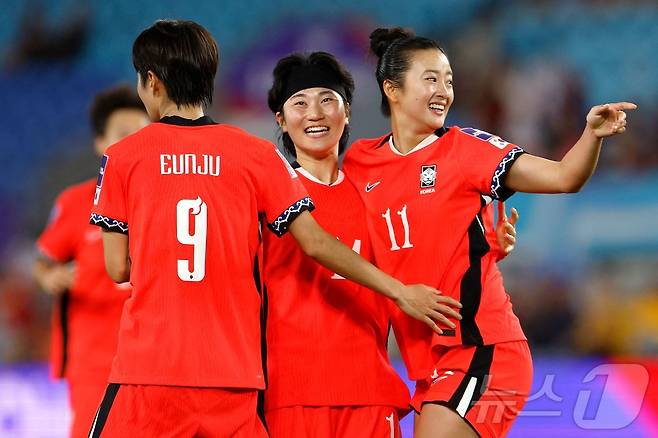 한국 여자 축구대표팀. ⓒ AFP=뉴스1