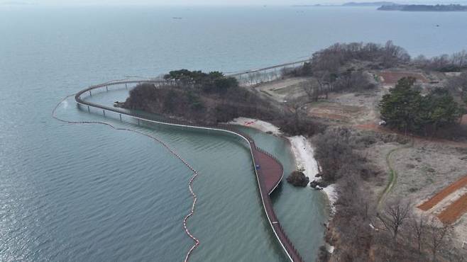 화성 황금해안길 전경. 화성시 제공