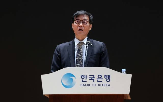 이창용 한국은행 총재가 20일 서울 중구 한국은행에서 열린 이임식에서 이임사를 하고 있다. [연합뉴스]