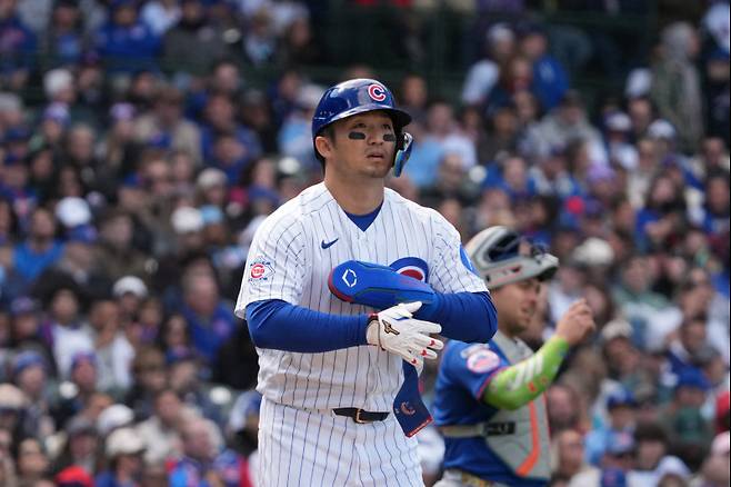 <yonhap photo-1572="">일본인 메이저리거 스즈키 세이야(32·시카고 컵스)가 여전히 부상 후유증에 시달리고 있다. Mandatory Credit: David Banks-Imagn Images/2026-04-19 05:22:26/ <저작권자 ⓒ 1980~2026 ㈜연합뉴스. 무단 전재 재배포 금지, AI 학습 및 활용 금지></yonhap>