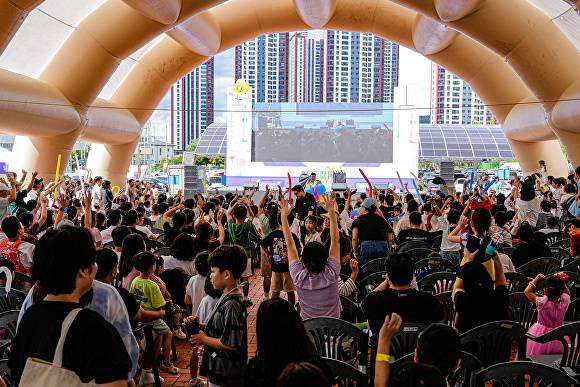 지난해 국립대구과학관에서 열린 2025년 3회차 'YES! 키즈존' 행사가 열리고 있다.  [사진=달성군]