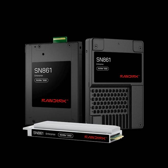 미국 낸드플래시 기업 샌디스크의 제품군.  /사진=샌디스크 홈페이지