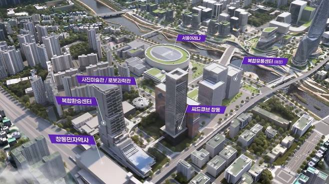 내년 상반기 개관하는 서울 도봉구 ‘서울아레나’의 조감도. 서울시 제공