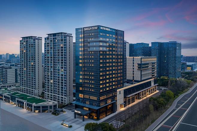 신라스테이 옌청 전경.