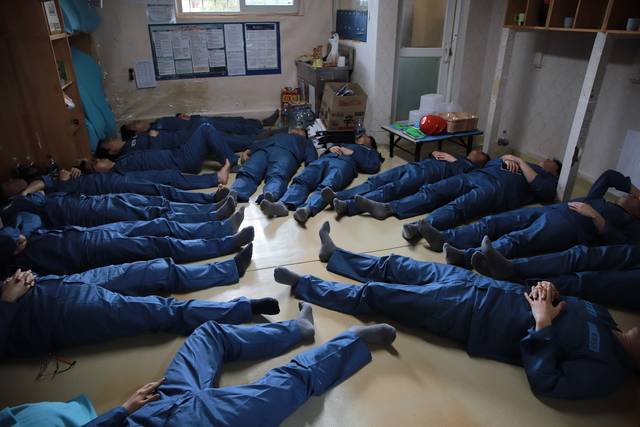 안양교도소 수용실. 법무부 제공